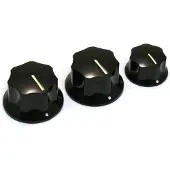 AllParts Knopfset für Jazz Bass schwarz