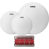 Evans HD Dry Fusion Tomtom Pack 10" 12" 14" Heads & Equalizer PODS