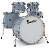 Premier Artist 22" 5-teiliger Kesselsatz Steel Grey