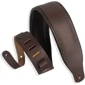 Levys Leathers M26PD-DBR 3" Top Grain Lederband Bark Brown auf Dark Brown