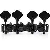 Gear4Music Guitarworks Mechaniken für Bassgitarre 2 pro Seite schwarz