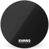 Evans MX1 schwarzes Marching-Bass Drumfell 26"