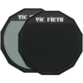 Vic Firth Double Sided Practice 12" Pad with Soft and Hard Rubber