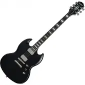 Epiphone SG Prophecy Gealtert Jet schwarz Metallic lisch