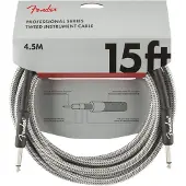 Fender Professional Instrumentenkabel 15 Fuß (45 m) gerade White Tweed