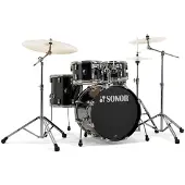 Sonor AQ1 20 5teiliges Schlagzeug mit Hardware Piano schwarz