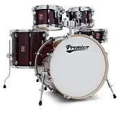 Premier Artist 22" 5pc Modern Rock Shell Pack Cherry Red