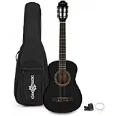 Gear4Music Junior 1/2 Klassikgitarre Pack Schwarz von