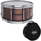 WorldMax 14 x 65 Gebürstetes Rotkupfer Snare Drum &Ahead Panzergehäuse