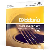 Daddario EJ19 Phosphor Bronze Akustik Bluegrass 12-56