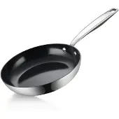 BE Living Bratpfanne Edelstahl – Ø 20 cm – Keramik – Induktion – PFAS-frei – Essential