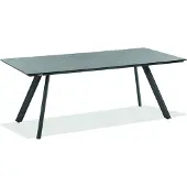 Niehoff - HPL-Gartentisch Noah - Aluminium 180 x 95 cm HPL Beton Stativprofil