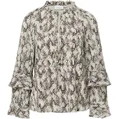 Comma Blouses Grey/black Größe: 38 | Blusen Outlet | Damen | Grau