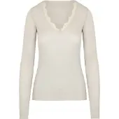 Hunkemoller Pyjama "super soft Lace V-Neck shirt with Cashmere"