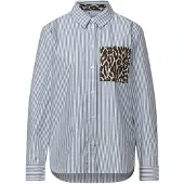 Street One Bluse in blau weiß | Gr.: 42