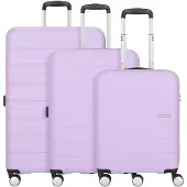 American Tourister Trolley High Turn 3 PC Set A Matt Lavender flieder 77cm