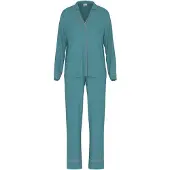 Mey Langer Pyjama Serie Pure Chic Teal Dream | Größe S
