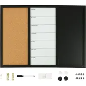 Relaxdays Kombitafel 3in1 Magnettafel-Set
