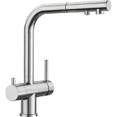 BLANCO Küchenarmatur mit Handbrause FONTAS-S II edelstahl gebürstet 525199