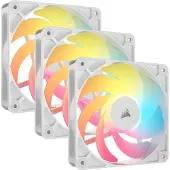 Corsair Microsystems Rs120-r White Argb Pwm Triple Ventilator