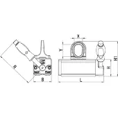 Magni Lasthebemagnet FX-300 FLAIG