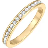 Rafaela Donata Ring aus Sterling Silber mit Zirkonia in gelbgold | Gr.: 60