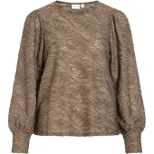Vila Fina O-neck Top Langarmbluse