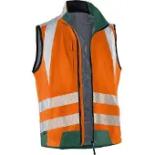 Kübler PSA Reflectiq Weste 7207 warnorange/moosgrün XXL