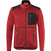 Kuebler Strickjacke mittelrot/schwarz Gr. XL
