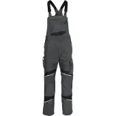 Kübler Activiq Cotton+ Latzhose Anthrazit/Schwarz 27