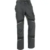 Kuebler Kübler Activiq Cotton+ Hose Anthrazit/Schwarz 26