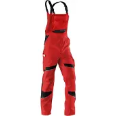 Kübler Activiq Latzhose Mittelrot/Schwarz 40
