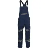 Kübler Activiq Cotton+ Latzhose Dunkelblau/Anthrazit 60