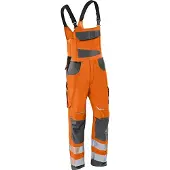 Kübler Latzhose orange/anthrazit Gr. 26