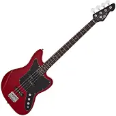 Gear4Music Seattle Bassgitarre von Rot