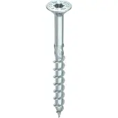 Heco TOPIX-plus Holzschraube Senkkopf mit Frstaschen TX Teilgewinde 5x50 mm blau verzinkt 200 Stc