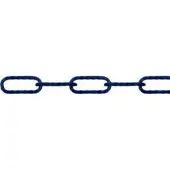 Posamo Zierkette Psamo 3,4 mm Stahl feuerverzinkt, gedreht, gerade Form, Meterware