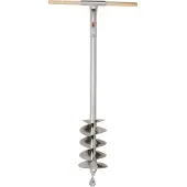 Ideal Idealspaten Erdbohrer 90 mm Länge 105 cm T-Griff