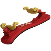 Kun Mini zusammenklappbare Geigen-Schulterstütze Größe 1/4 - 1/16 Rot