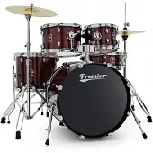 Premier Revolution 20" 5-teiliges Schlagzeug Red Sparkle