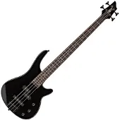 Gear4Music Harlem 4 Bassgitarre von Schwarz