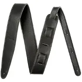 Fender Artisan Ledergitarrengurt 2" Schwarz