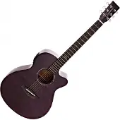 Tanglewood TA4CE Azure Super Folk Elektroakustisch Fingerhut Lila