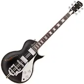 Hartwood Speedway Vibrato E-Gitarre Greaser Black