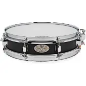 Pearl 13 x 3 Piccolo-Stahl-Snaredrum Schwarz