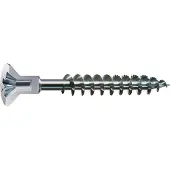 Spax -S Senkkopf Fräsrippen Kopfbohrung 2,5mm Kreuzschlitz Z2 Vollgewinde WIROX, 500 Stück - 0271010450505