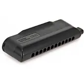 Hohner CX12 schwarze Mundharmonika E