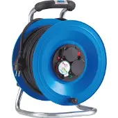 Hedi Kunststoff-Kabeltrommel Stecker-Typ E H07RN-F 3G2,5, Kabellänge 25 m