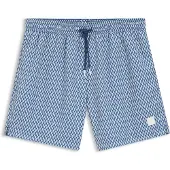 BOSS Bedruckte Badeshorts mit Logo-Badge Grösse S