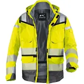 Kübler unisex Warnjacke Winter REFLECTIQ warngelb, anthrazit Grösse XS